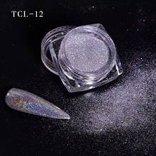 Magic Effect Glitter Shiny Sparkly Pigment Powder Dust Nail Art Manicure Decor Shinning Colorful DIY Nail Decoration 12 Colors 2024 - buy cheap