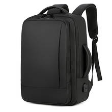Mochila masculina com carregador usb, mochila de viagem impermeável multi-função de negócios mochila escolar masculina 2024 - compre barato