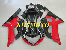 Kit de carenado para motocicleta GSXR600 750 01 02 03 GSXR 600 GSX-R750 K1 2003 2001 2002 ABS, juego de carenados rojo y negro SM60 2024 - compra barato