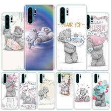 Pelúcia me para você urso, capa de telefone para huawei honor 10 9 lite 8a 8x 8s 7a 7x 9x 20i pro y5 y6 y7 y9 2019 v20 v30, capa coque 2024 - compre barato