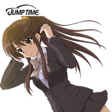 JumpTime-pegatinas impermeables para coche, pegatina de vinilo de 13cm x 11,3 cm para decoración de coche, Suzumiya Haruhi no Yuuutsu, estilo de Anime japonés 2024 - compra barato