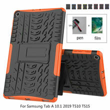 Shockproof Heavy Duty Silicon + hard Cover Protective shell For Samsung T510 T500 T720 P200T290 T590 T580 T560 T280 T220 P610 2024 - buy cheap