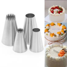 4pcs/lot Cake Nozzles Stainless Steel Cake Cupcake Decoration Kits Cookie Mold Piping Icing Nozzles Baking Tips 2024 - buy cheap