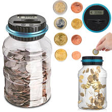 Coin Counting Money Saving Box Large Digital Storage Jar Bank Car Interior LCD Display Coins Saving Gift For (Euro) Convenient 2024 - buy cheap