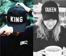 KING QUEEN Baseball Cap Snapback Men Women Visor Caps dad Bone White Black Couple Lover Hip Hop Sport Gorras Casquette Hats 2024 - buy cheap