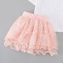 Faldas de encaje con lazo de princesa para niñas, tutú para fiesta de cumpleaños, primavera e invierno, 2020 2024 - compra barato