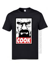 Free Shipping Breaking Bad Heisenberg Figure T Shirts Cook Mens Summer Cool Design Fahsion Tops Tees Black Great T-Shirts New 2024 - buy cheap