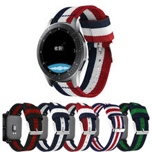 Correa de reloj de 22mm para Samsung Galaxy Watch, pulsera de repuesto de SM-R800 de 46mm, correa de nailon para Galaxy watch 3, 45mm, Gear S3 2024 - compra barato
