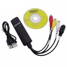 USB Easycap 2,0 Видео ТВ DVD VHS DVR туры адаптер USB устройства видеозахвата Поддержка Win10 2024 - купить недорого