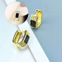 Fashion Ear Stud 4 Color Earrings for Women AAA Cubic Zircon Charm U Shape Stud Earring Women Jewelry 2024 - buy cheap