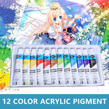 DIY Graffiti Paint Acrylic Paint 12 Color Suit Art Painting Supplies 2024 - buy cheap