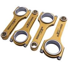 4340 EN24 Connecting Rods Conrod for Fiat Lancia Delta 2.0 16v Turbo 131 Abarth 145mm Racing Conrods 3/8" ARP 2000 bolts 2024 - buy cheap