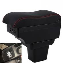 For Nissan Kicks Armrest Box central Store content Storage with cup holder USB interface products 2024 - buy cheap