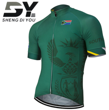 Camiseta de manga corta de ciclismo para hombre, maillot de equipo africano, ropa de ciclismo para exteriores, 0522 2024 - compra barato