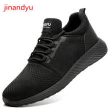 Steel Toe Shoes Work Clothes Men Safety Boots Anti-hit Anti-puncture Breathable Sneakers Construction Safety Shoes for Men 2024 - buy cheap