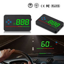 XYCING A2 HUD 3.5 inch GPS Car Head Up Display Speed Alarm Compass Windshield Projector Speedometer HUD via GPS Satellites 2024 - buy cheap