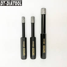 DT-DIATOOL 3pcs/pk Dry Vacuum Brazed Diamond Drill Core Bits Drilling Hole Saw With Hex Shank For Granite Marble Tile Ceramic 2024 - купить недорого