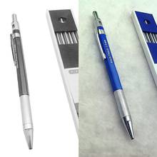 HOT SALES!!! Automatic Drafting Mechanical Drafting Pencil with 12 Leads 2mm Lead Holder 2024 - buy cheap