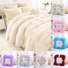 Shaggy Super Soft Coral Fleece Blankets Warm Cozy Bed Blanket Fluffy Sofa Bedding Airplane Hotel Throw Sofa Blanket 2024 - buy cheap