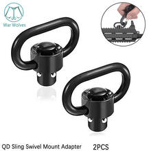 Quick Detach QD Sling Swivel Airsoft Gun Sling Mount for 10mm Airsoft Gun Socket Black Adapter 2024 - buy cheap