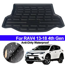 Revestimiento de carga para maletero trasero, alfombra protectora para Toyota RAV4, 2013, 2014, 2015, 2016, 2017, 2018 2024 - compra barato