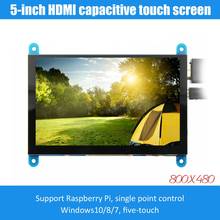 5-inch LCD monitor HDMI-compatible 800X480 HD touch screen capacitive screen for Raspberry Pi 4 Model B 3B+/3B/2B/B+ 2024 - buy cheap