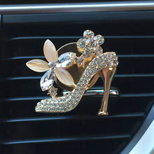 Bling High Heel Car Decoration Interior Air Freshener Auto Outlet Perfume Clip Car Scent Diffuser Elegant Car Accessories Girls 2024 - buy cheap