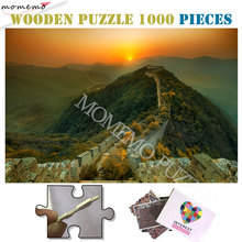 The Great Wall In China Jigsaw Puzzle 1000 Pieces Wooden Puzzles World Famous Landscape Picture Puzzle DIY Assembly Puzzle Toys 2024 - buy cheap