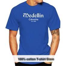 Camiseta de Medellin Colombia para hombre ropa famosa de algodón de talla grande apta con el Cartel de Pablo esco 2024 - купить недорого
