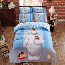 Conjunto de cama queen size para crianças, jogo de cama com edredom e roupa de cama grande herói maymax disney 2024 - compre barato