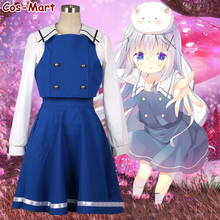 Anime Is the Order A Rabbit? Kafu Chino Cosplay Costume Cute School Uniform Unisex Activity Party Role Play Clothing Custom-Make 2024 - buy cheap