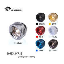 Bykski B-EXJ-7.5, 7.5mm Male To Female Extender Fittings, Boutique Diamond Pattern, Multiple Color G1/4 Male To Female Fittings 2024 - buy cheap