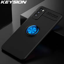 KEYSION-funda a prueba de golpes para Huawei Enjoy Z 5G, carcasa trasera de teléfono con soporte de anillo de Metal magnético de silicona suave para Huawei Enjoy 20 Pro 2024 - compra barato