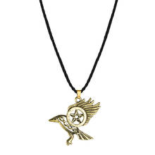 Kinitial Norse Viking Star Odin's Ravens Bird Wing Pendant Necklace For Women Men Amulet Talisman Charm Necklaces Jewelry 2024 - buy cheap