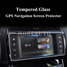 8.0" Tempered Glass GPS Navigation Screen Protector For Jaguar XE X760 2015-2021 1pcs Car Accessories Interior Car Decor 2024 - buy cheap