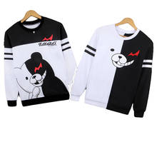 Brdwn danganronpa unisex monokuma algodão mangas compridas cosplay camiseta topos 2024 - compre barato