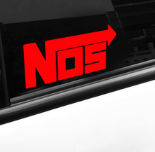 Car Styling Vinyl Decals NOS Nitrous Oxide System Auto Body Tail Window Decorate Stickers 2024 - buy cheap