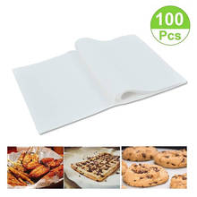 Hoja antiadherente para galletas, papel de pergamino para hornear, línea de Pan, papel de aceite, papel de pergamino de mantequilla, 30x40cm, 100 Uds. 2024 - compra barato