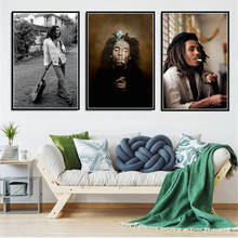 Bob marley cantor estrela rip cartaz da arte da parede quadros e impressões pintura em tela para o quarto decoração casa quadro cuadros 2024 - compre barato