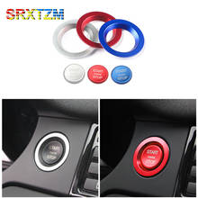 SRXTZM 1pcs New Car Engine Start Stop Push Button Cover Ring Trim Ignition Switch Sticker for Land Rover Discovery Sport 2018 2024 - buy cheap