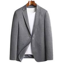 Blazer masculino moderna, jaqueta blazer social para casamento e escritório 2024 - compre barato