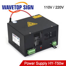 Wavtopsign-fuente de alimentación láser CO2, 50W, para máquina cortadora de grabado láser CO2, serie T/W, HY-T50 2024 - compra barato