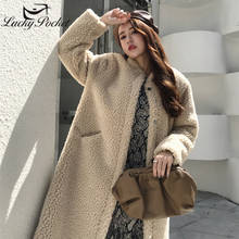 Winter Women Thick Warm Long Faux Fur Coat Female Brand High Quality Fluffy Fur Jacket Plus Size Loose Parkas teddy coat LY711 2024 - buy cheap