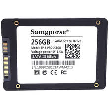 HY Samgporse SATA SSD 256GB Hard Drive 2.5 Hard Disk SSD SATA  Solid State Drive for Notebook Laptop Desktop fast than HDD 2024 - buy cheap