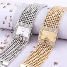 2021  Watches  Brand Luxury Casual Women Round Full Diamond Bracelet Watch Analog Quartz Movement Wrist Watch dropshipping 2024 - buy cheap