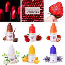 6 botellas de esencia de sabor Natural para brillo de labios, Base de brillo de labios hecha a mano, aromatizante de fragancia de grado alimenticio artesanal esencial 2024 - compra barato