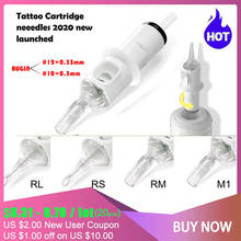 2021 Hot Sell Tattoo Cartridge Needles For Permanent Make-up in Tattoo Studio Sterilized Safety All Size Available 1RL 3RL 5RL 2024 - buy cheap