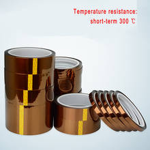 33M/Roll Kapton Tape High Temperature Heat Resistant Polyimide Gold Adhesive Tape For Electronic Industry Thickness 0.06mm 300℃ 2024 - buy cheap