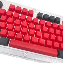 Boné de retroiluminação para teclado mecânico ceremx, tampa de teclas abs de 104 cores duplas 2024 - compre barato