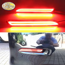 SNCN 2PCS Multi-function LED Reflector Lamp Rear Fog Lamp Bumper Light Auto Brake Light For Toyota Alphard 2015 2016 2017 2018 2024 - buy cheap